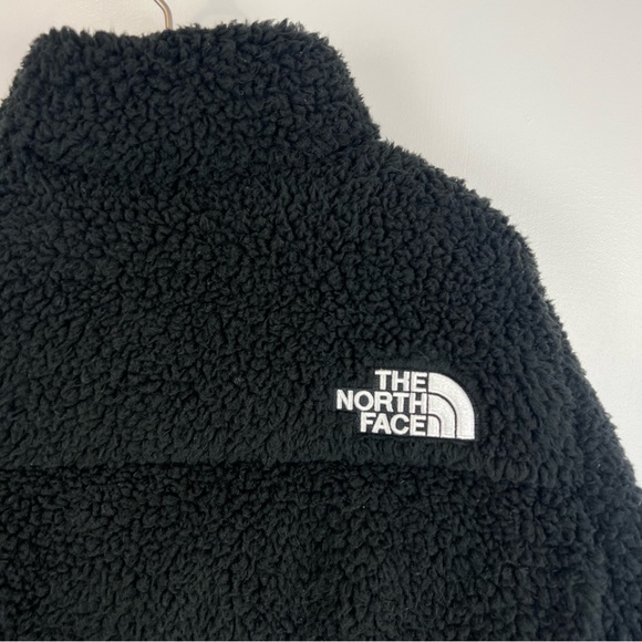 NWT Women’s High Pile Nuptse Jacket Sherpa The North face black medium m - Picture 12 of 16